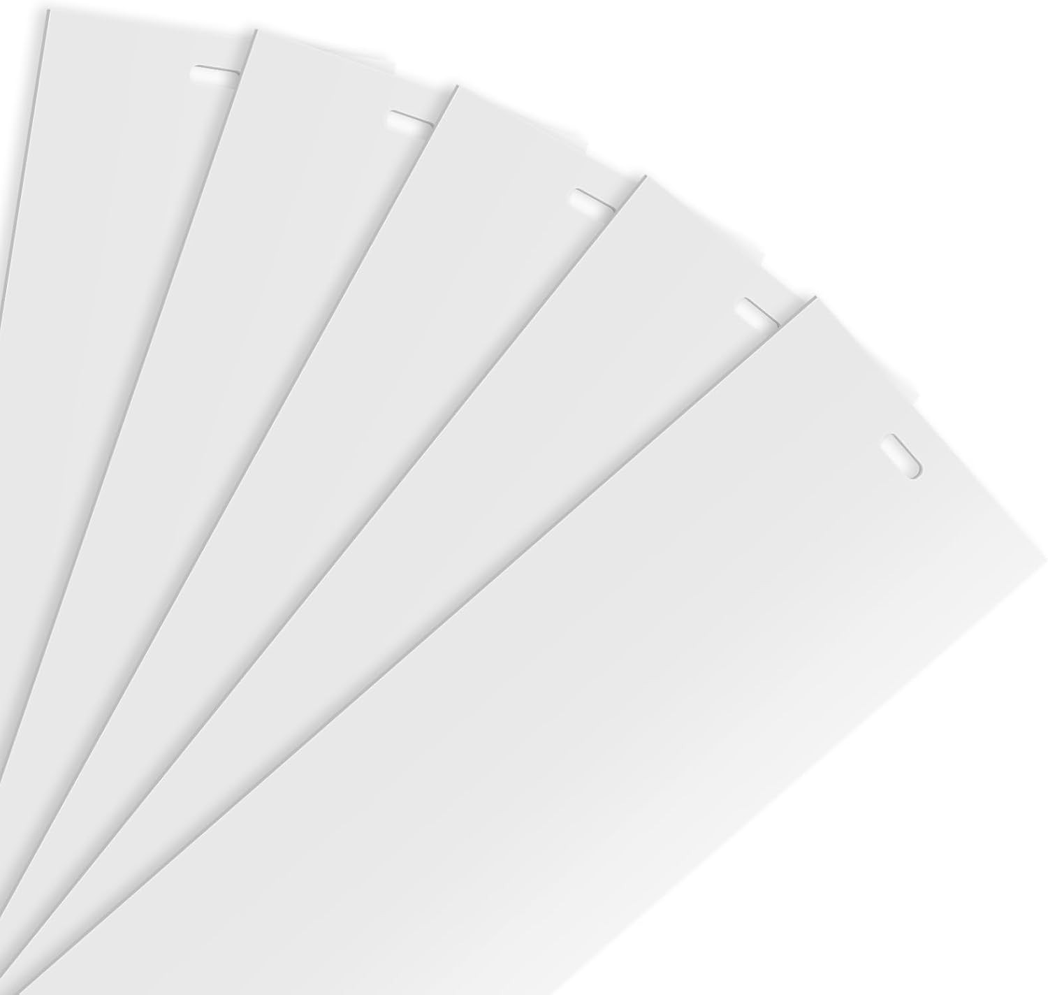 5 Pack 82.5″ x 3.5″ PVC Vertical Blind Replacement Slats, Blind Replacement S…