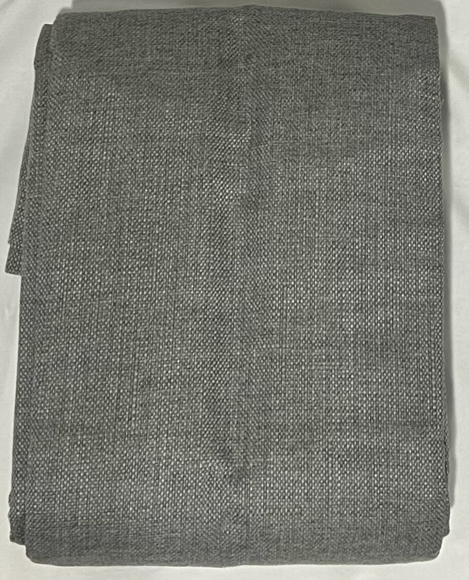 Pottery Barn Set/2 Seaglass Sunbrella Textured Canvas 124” Drapes