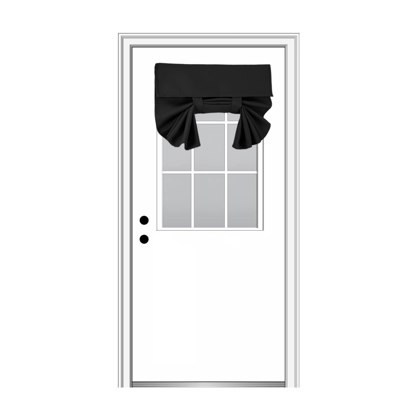 Blackout Door Curtains for Privacy, Front Sidelight Curtain,Easy Installed Gl…