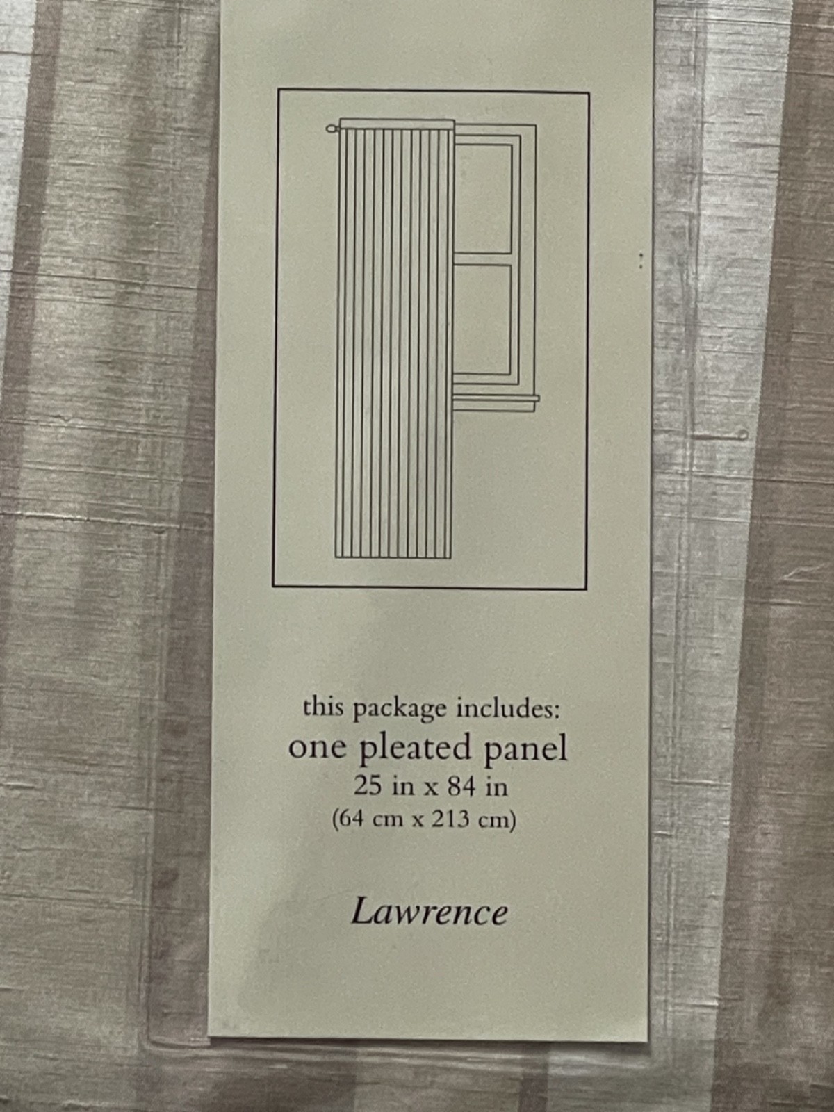 2 Peri Lawrence Pleated Lined Panels 25W x 84L Gold & Beige Stripes Silk Blend