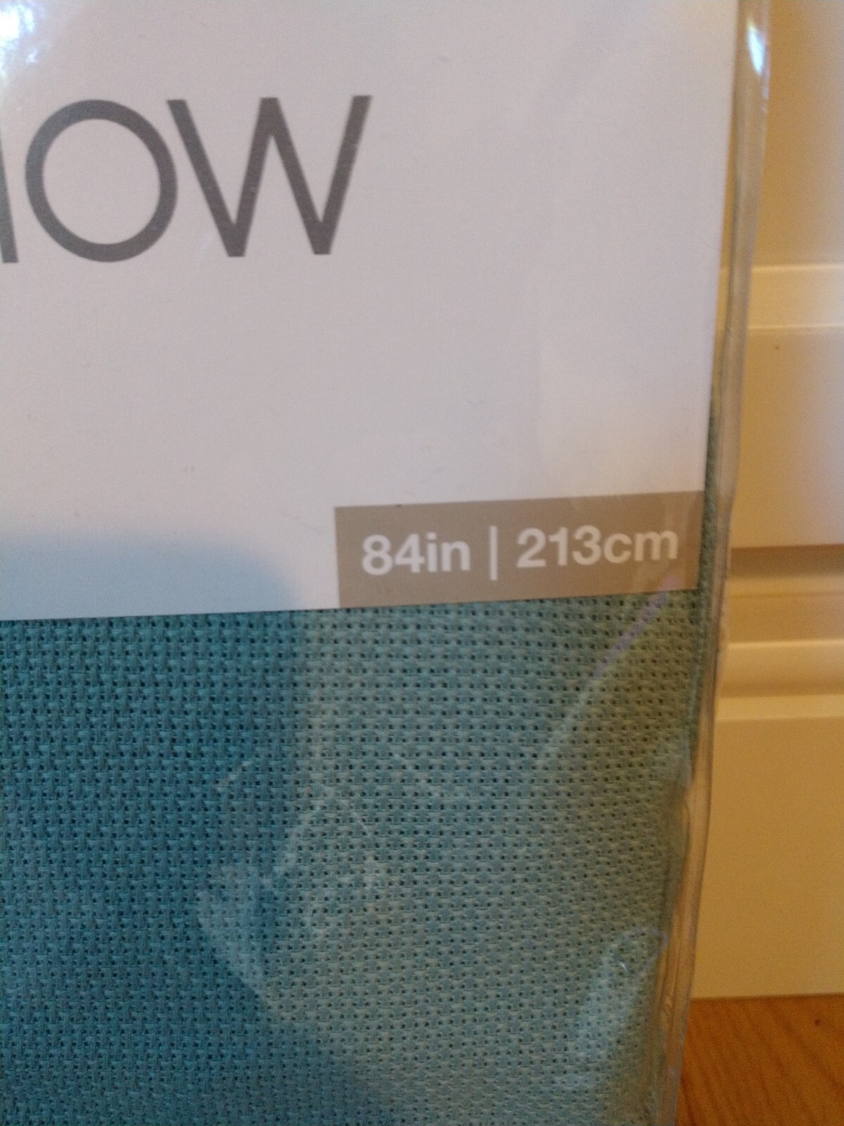 Martha Stewart Window Sidney Grommet Curtain Panels 50 x 84 Aqua Set of 3 New