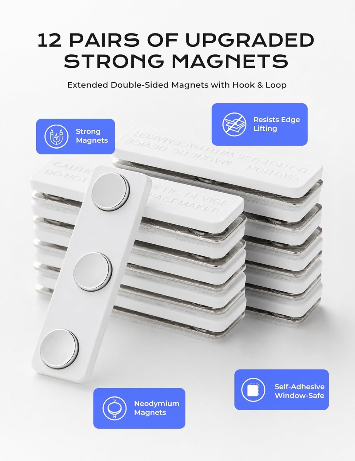 Magnetic Blackout Window Cover for Bedroom, Portable Temporary No Drill Blackout