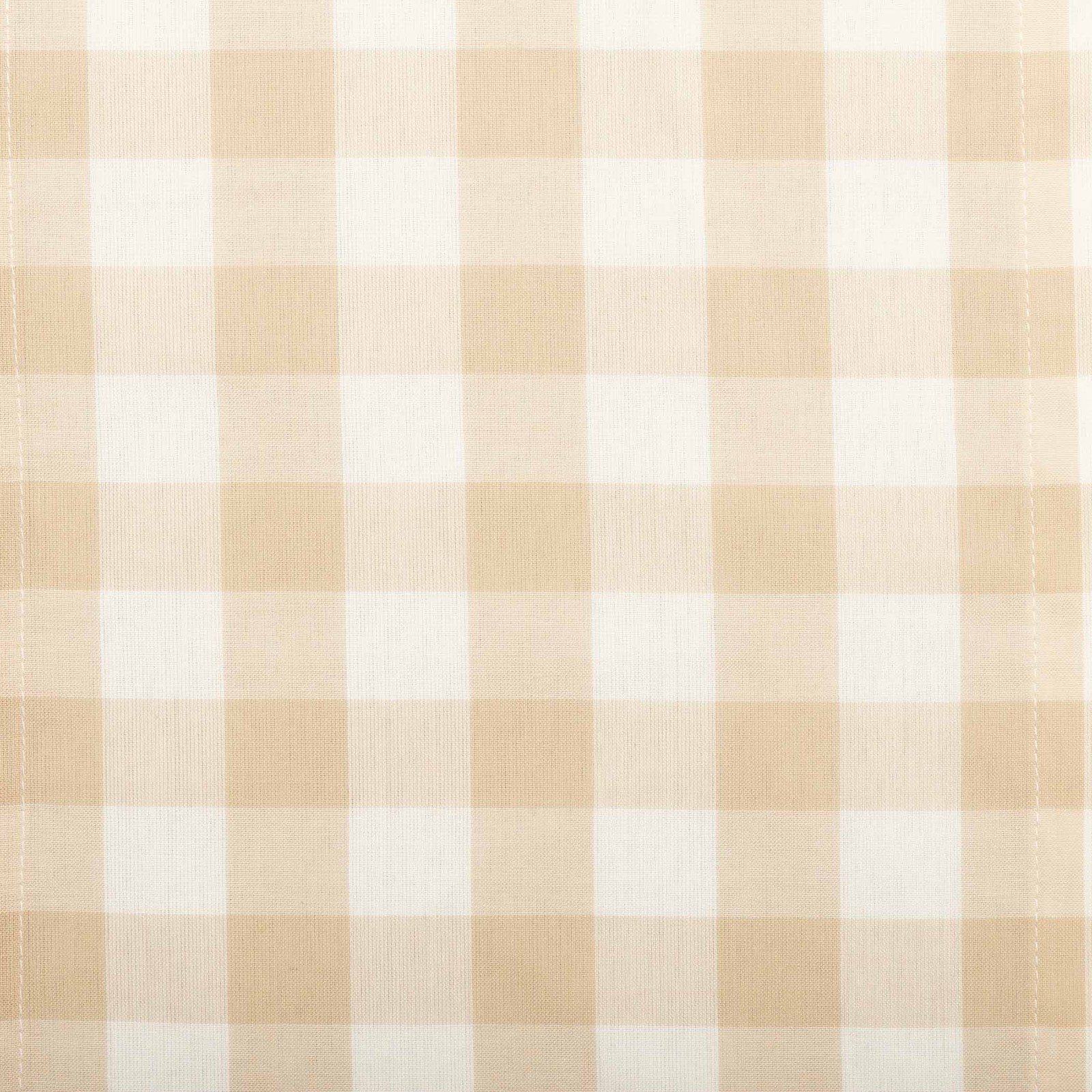 Farmhouse 24″x36″ Tier Pair Creme Rod Pocket Kitchen Window Curtains VHC Brands