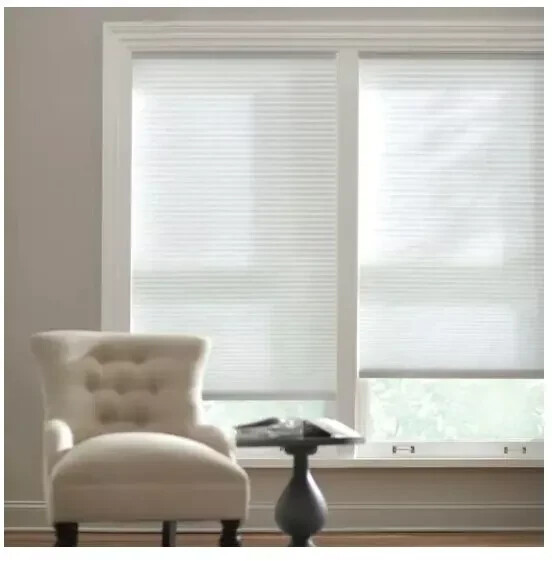 Snow Drift Cordless Light Filtering Cellular Shade – 32 in. W x 48 in. L