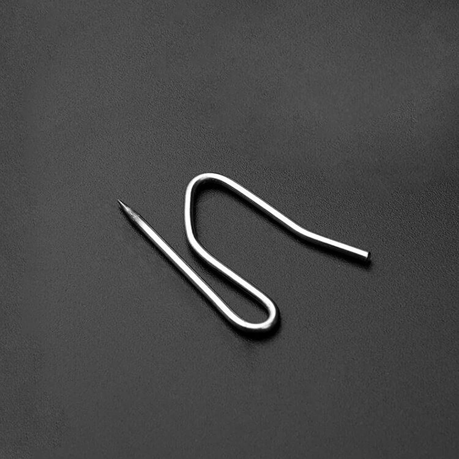 140 Pcs Metal Curtain Hooks S Shaped Drapery Pins Stainless Steel Curtain Clips