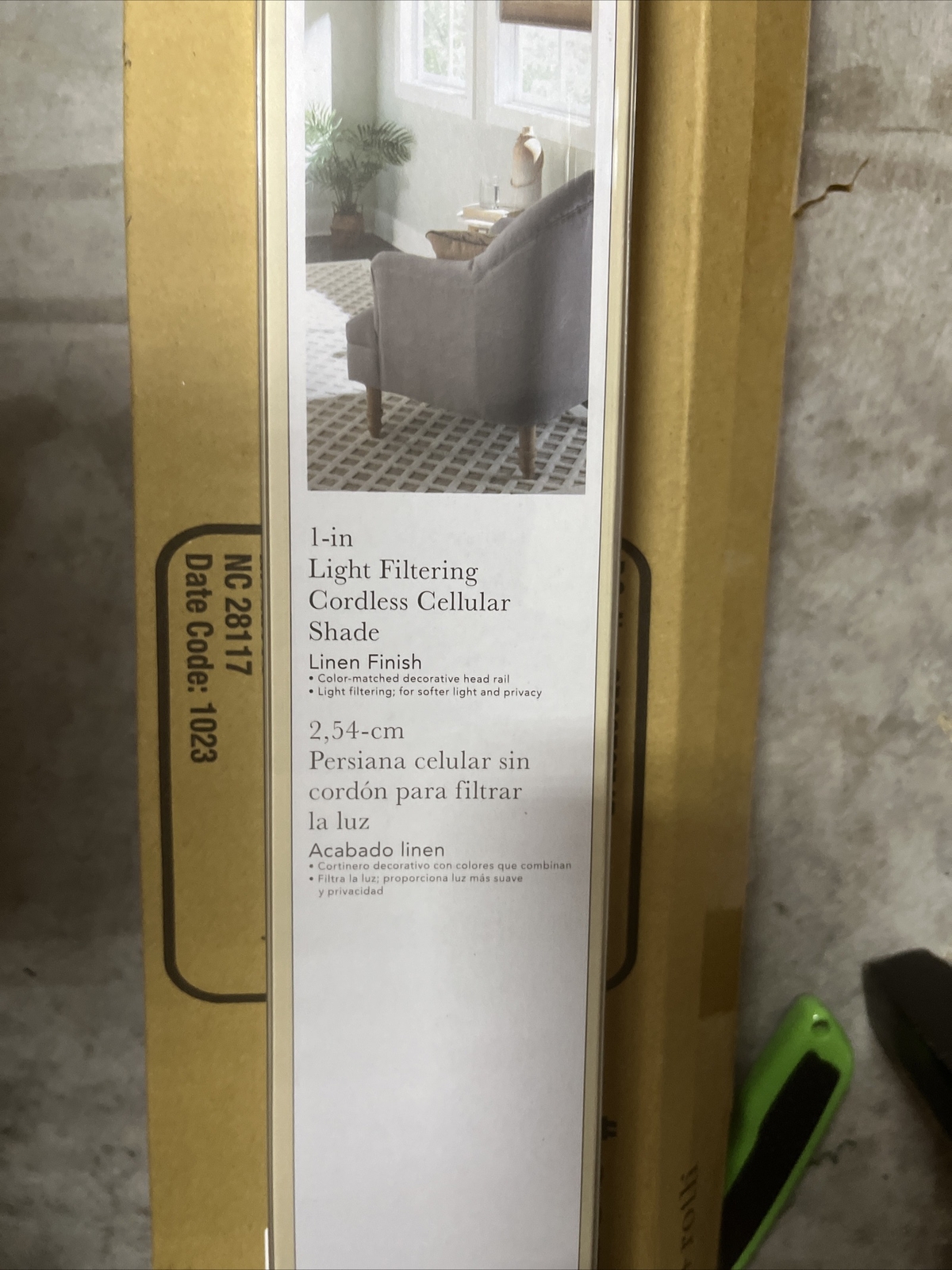 Allen + Roth 36 X 72 Light Filtering Cordless Cellular Shade