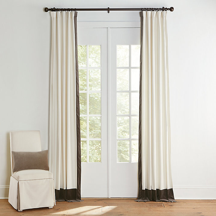 Ballard Designs Indoor/Outdoor Sand/Taupe Framed Panel 96in. NEW.