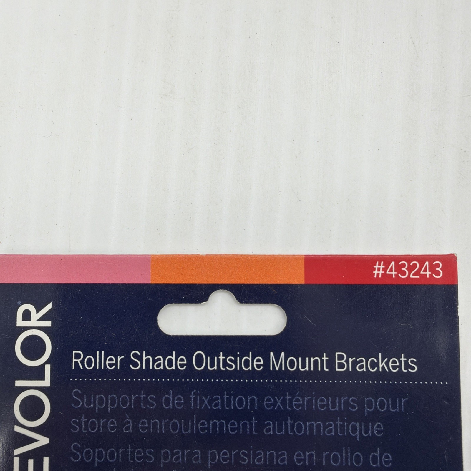 LEVOLOR Roller Shade, Outside Mount Brackets Sold In Sets Of 3 {89}