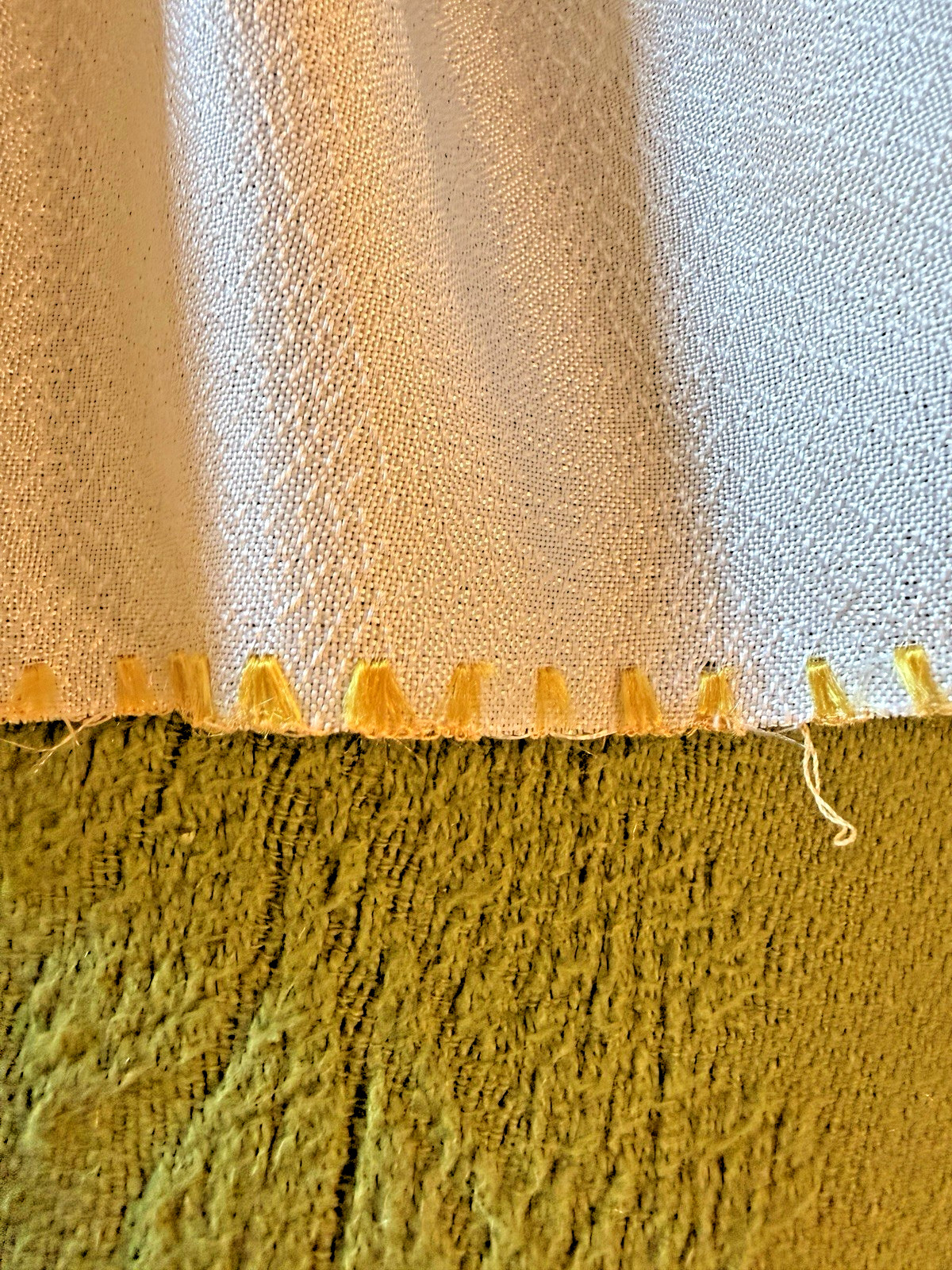 Vintage Fiberglass Flower Power Valances (2)