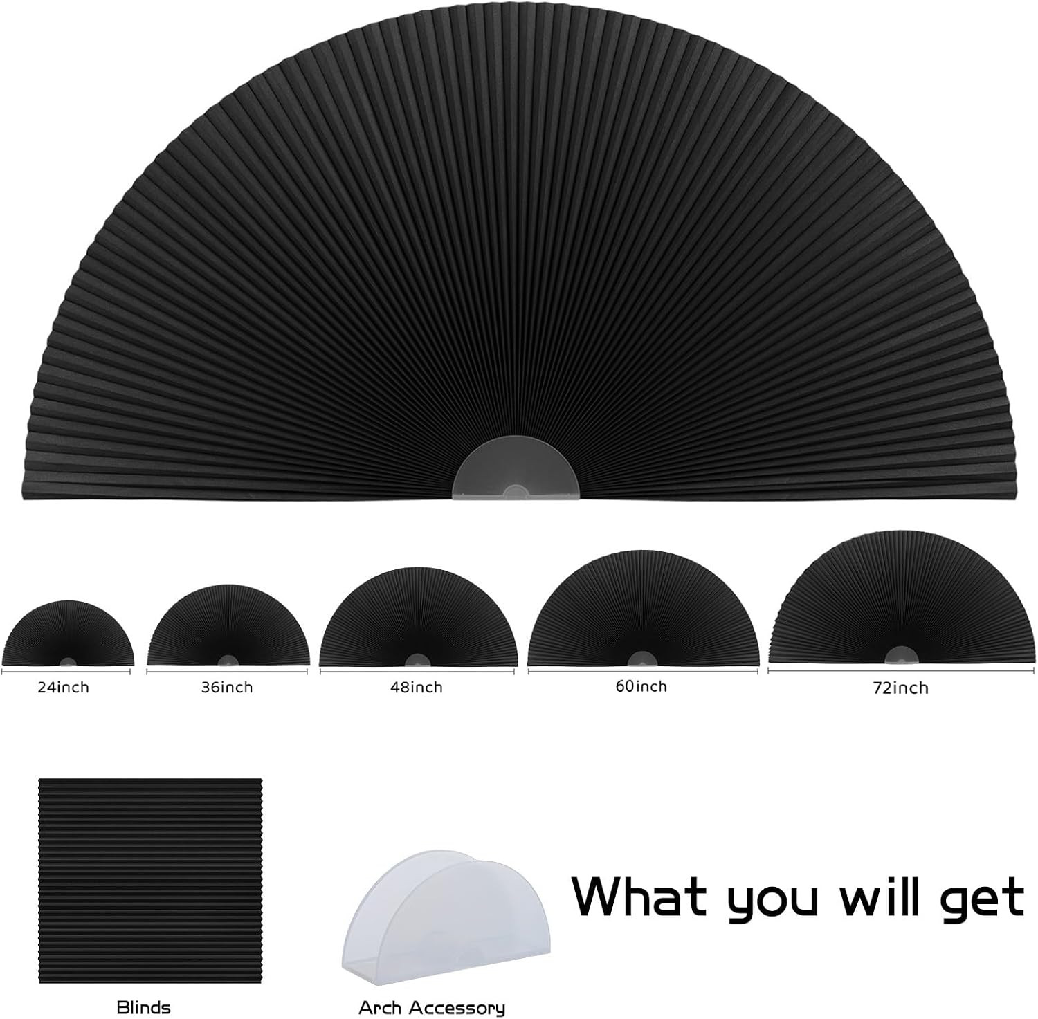 Arch Window Shade Blackout Cellular Shades Half Circle Moon Small Window