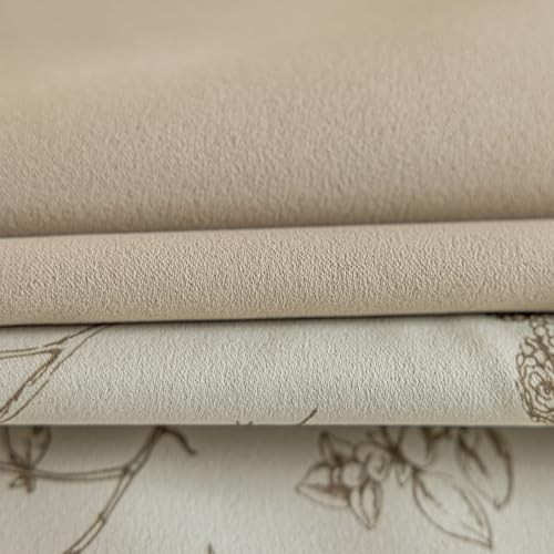 Pinecone Curtains 96 Inches 52″W x 96″L (Pack of 2) Solid and Light Camel