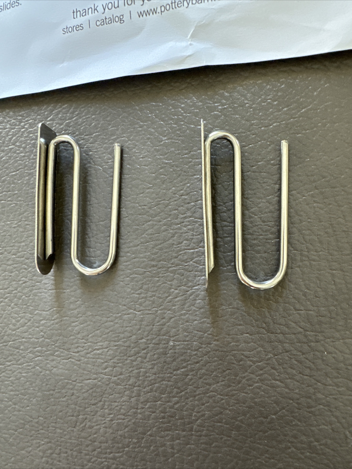 Pottery Barn (Set of 2) Drapery, Replacement Curtain Hooks 1.5 Inch FAST SHIP!