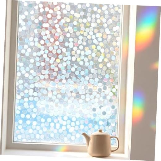 Dots Window Film Privacy Static Cling No Glue Anti UV Removable 17.5×78.7in |