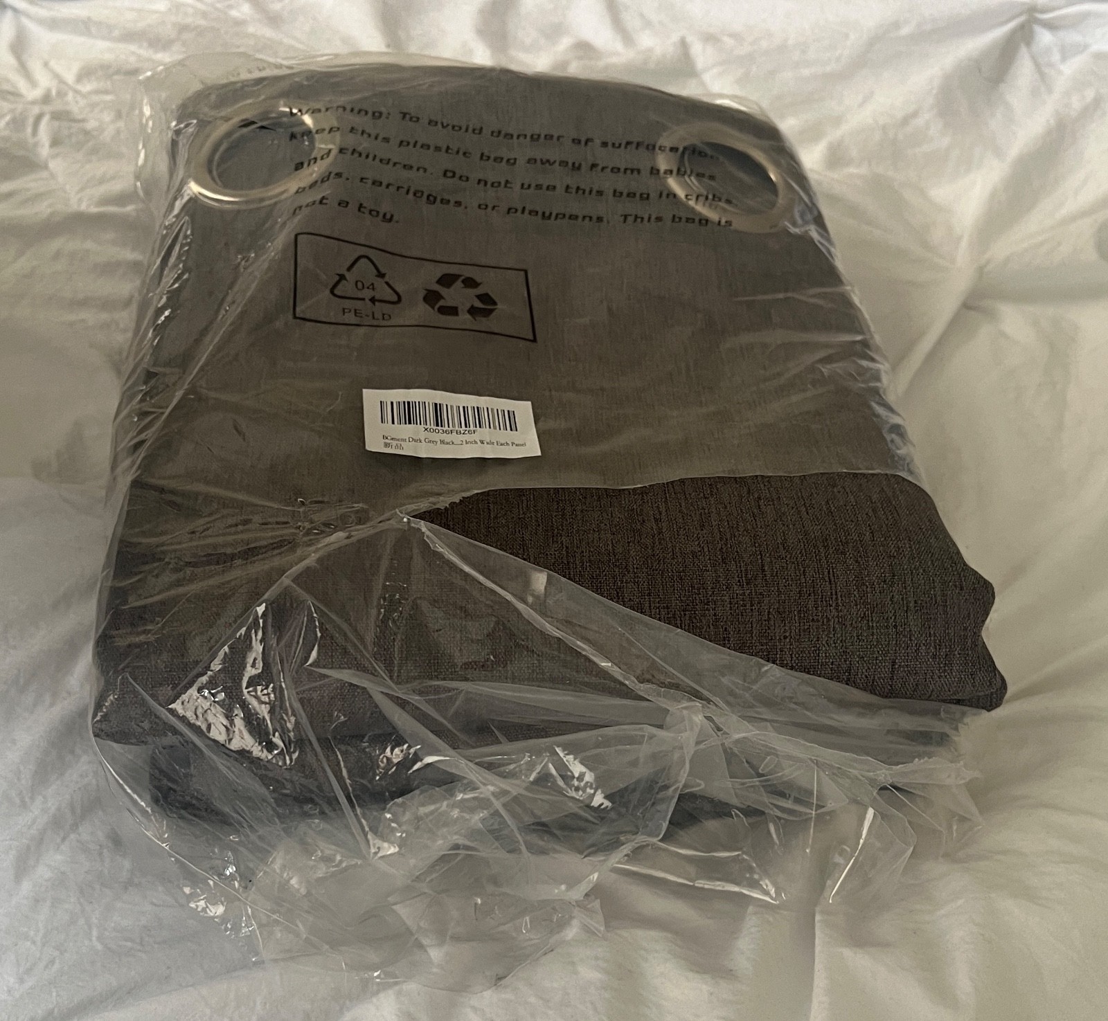 BGment Dk. Grey 52”x 96” 100% Black Out Curtains/Thermal-Linen Textured Insulate