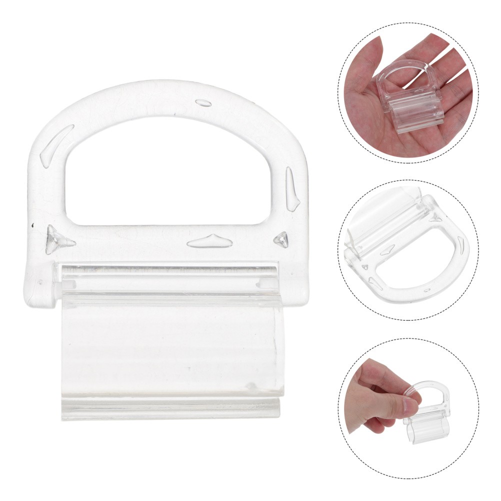4 Pcs Clear Blind Replacement Handle Cellular Shades Bottom Lifting