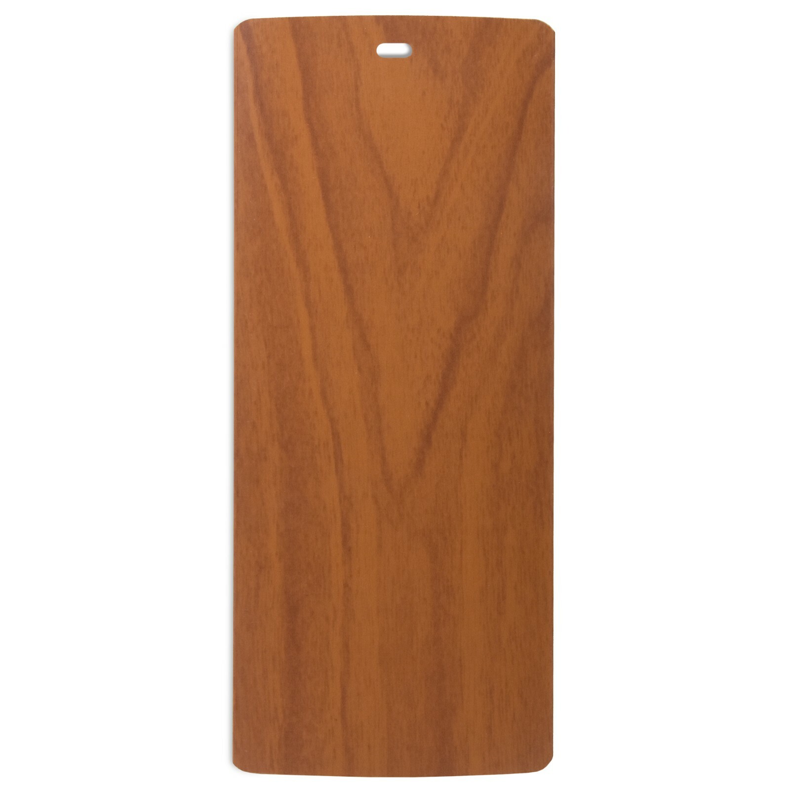 DALIX Wood Grain Vinyl Vertical Window Blinds Replacements 5 Pack Qty / Pecan