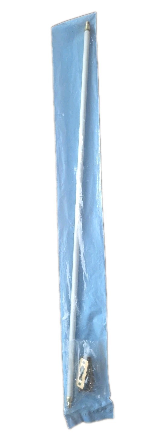 Sash Rod 21 In. To 38 In. 5/16 In. Swivel End • Vanilla