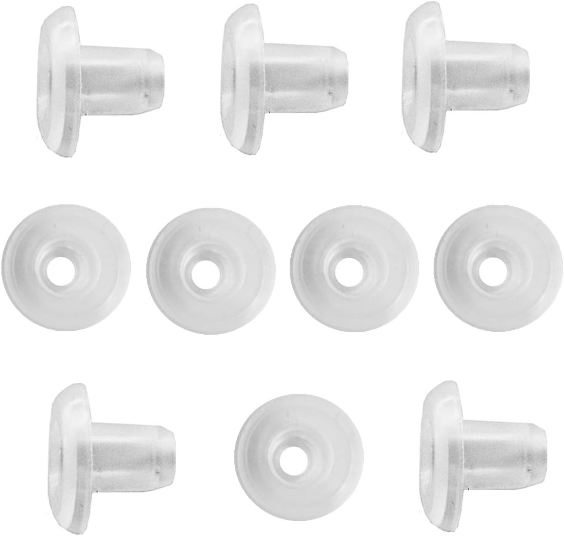 Horizontal Blinds Bottom Rail Cord Button Plug 5/16 In Wood Mini 10 Pcs