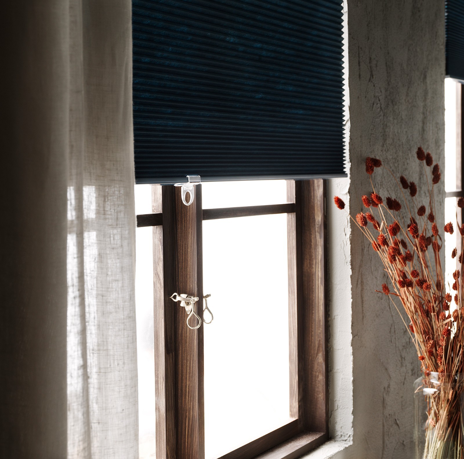IKEA HOPPVALS Room Darkening Cellular Blind Blue 48×64″ 504.548.95-NEW