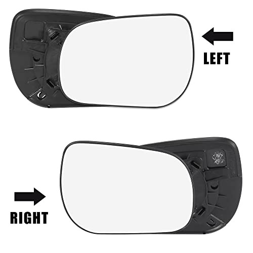 Car Rearview Left Right Side without Heated Mirror Glass with Backing Plate