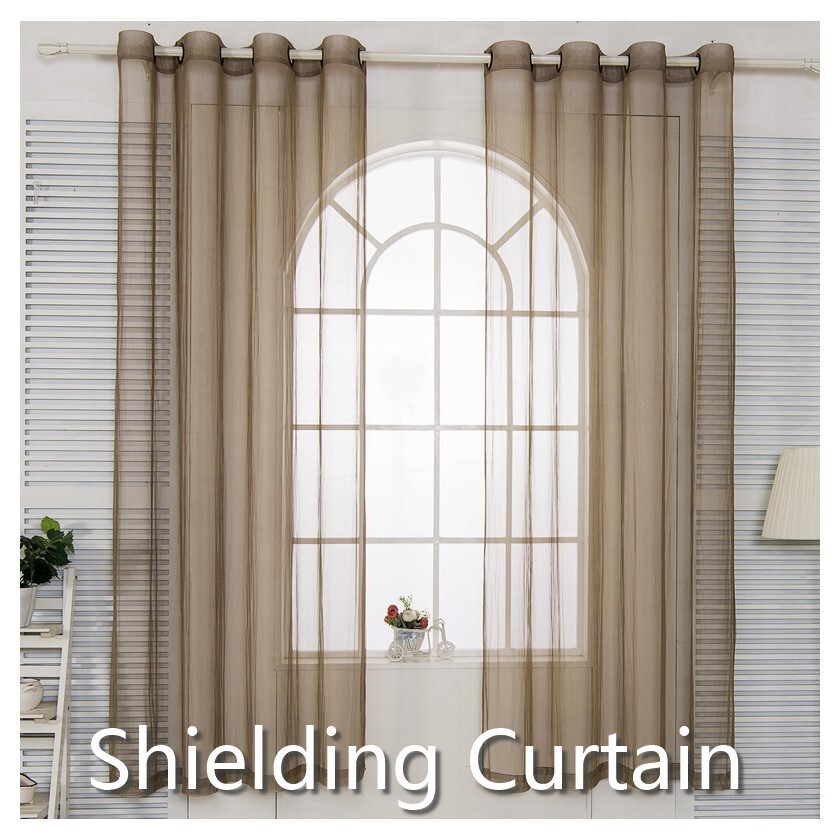 Faraday shielding light-transmitting curtain EMF & RF Protection 1 Panel