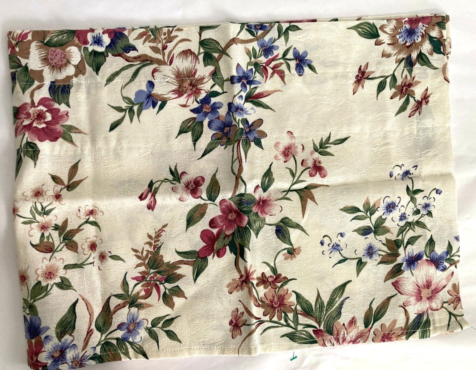 VALANCE FLORAL Burlington Country Classic Cottage 42 X 15 / 3.5 IN POCKET NEW