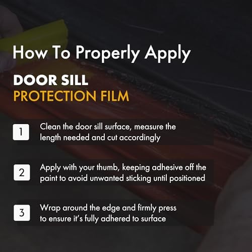 Universal Door Sill Guard 60×2.75 Clear Protection Film