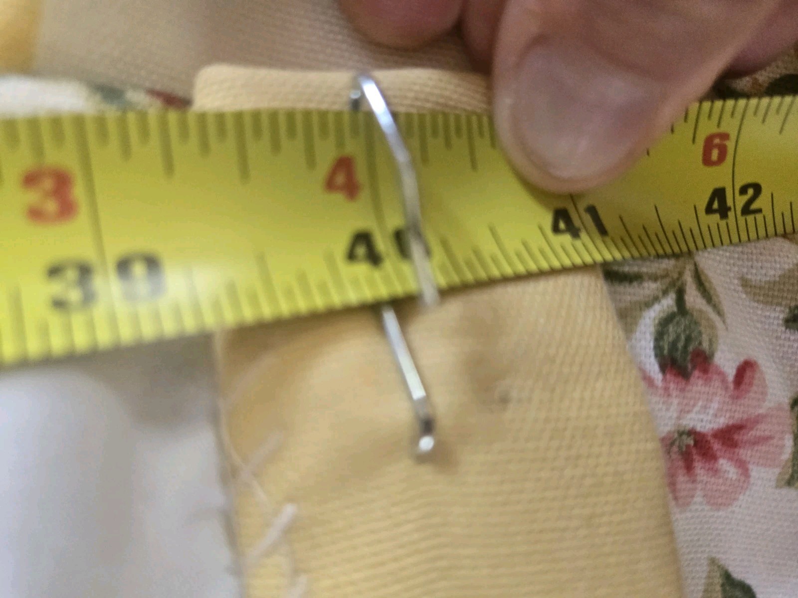 2 Custom Ralph Lauren Water Front Yellow Floral Pinch Pleat Drapes W41xL93