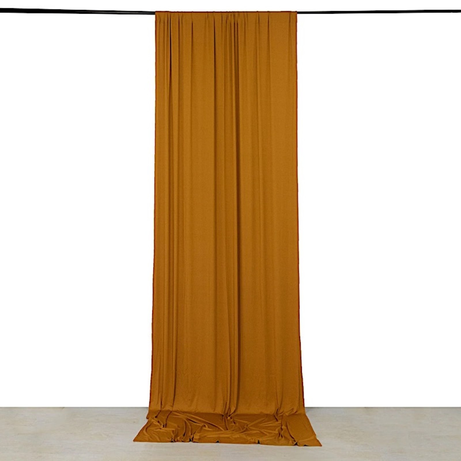 5 ft x 12 ftGOLD 4-Way Stretch Spandex Divider Backdrop Curtain Party Wedding