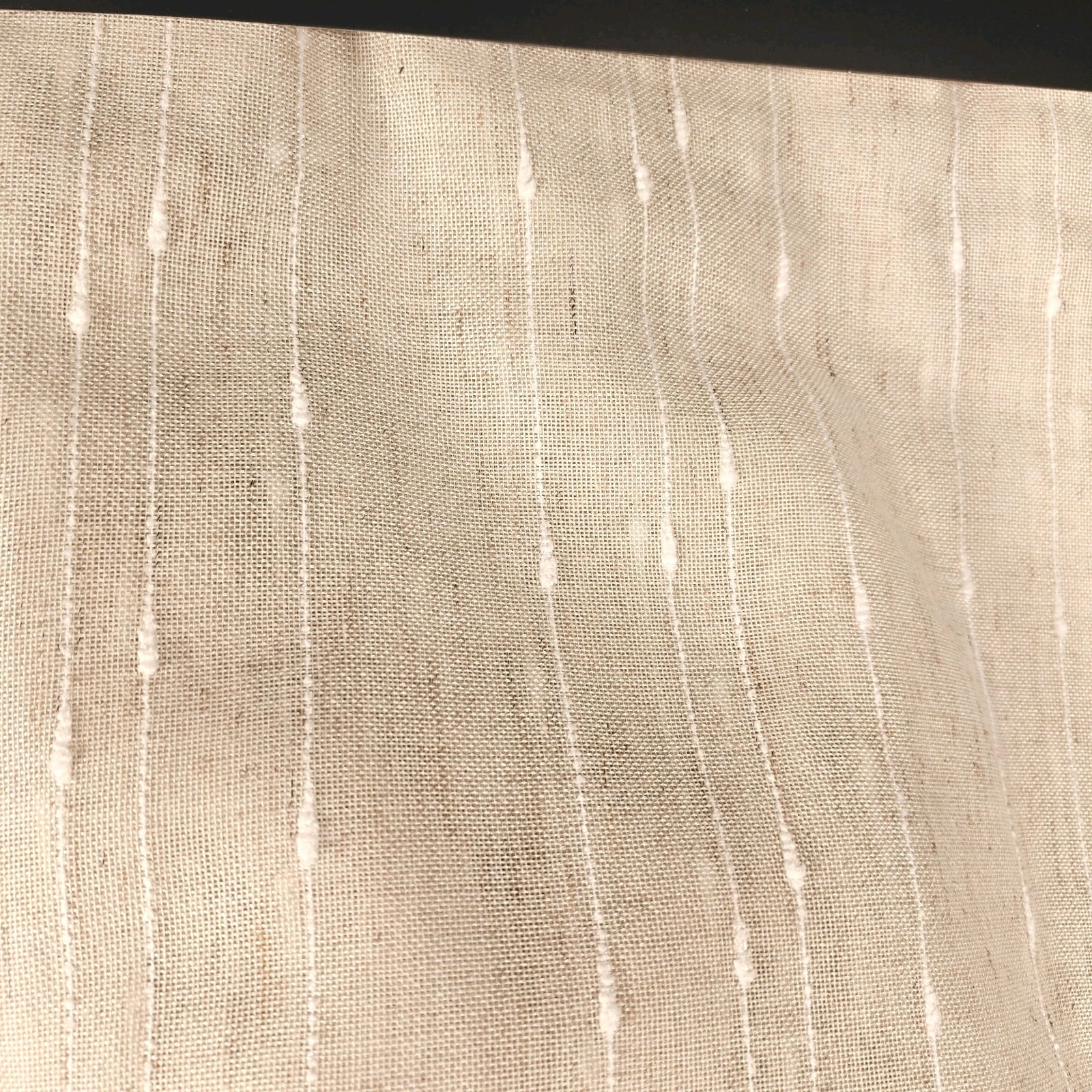 New Ralph Lauren Window Curtains 2 Panels Natural 54 x 96 Linen Back Tab Pocket