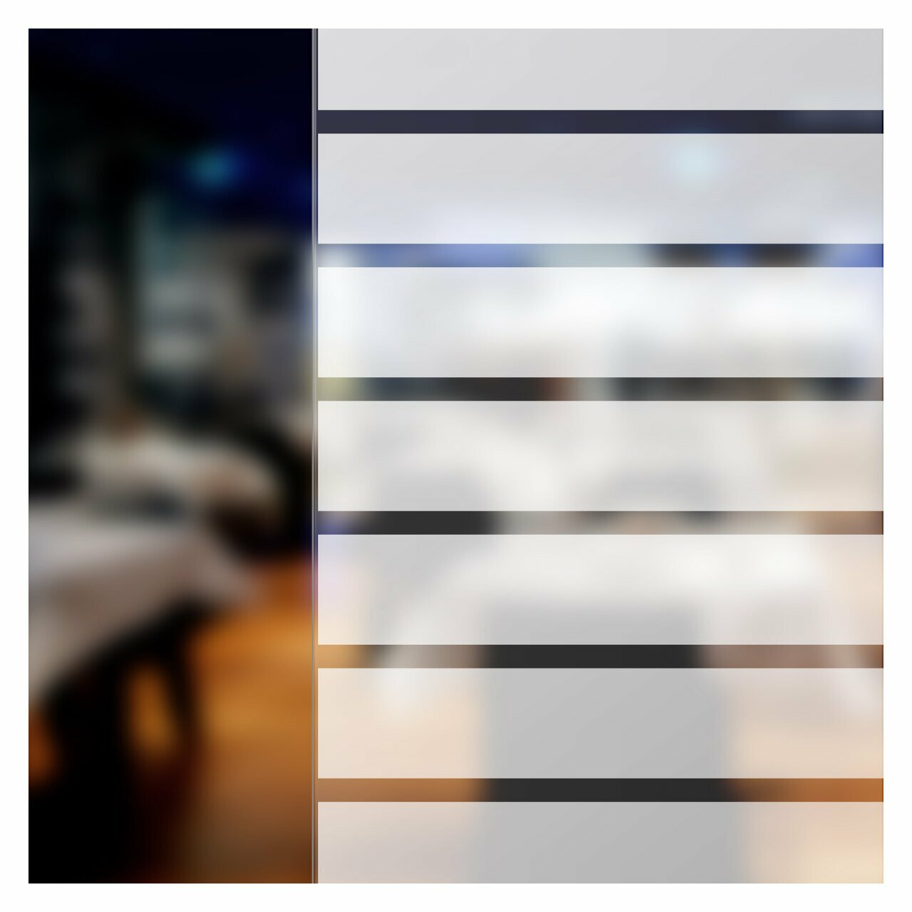 BDF BLP Window Film Blind Plus (1 3/4 Inch Wide Blinds)