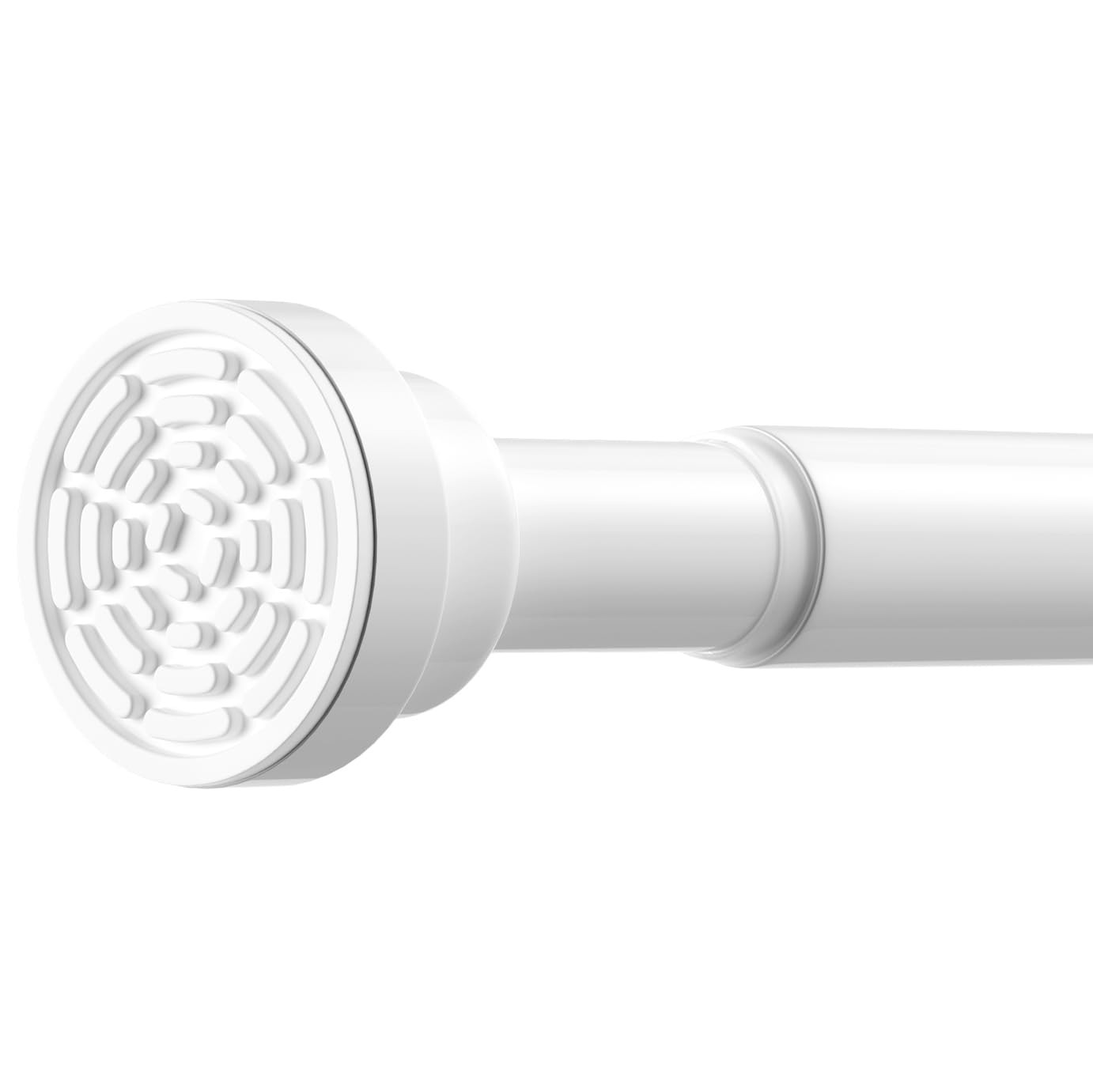 Adjustable Tension Curtain Rod 31-76 inch,Spring 31″ to 75″-1Pcs, White