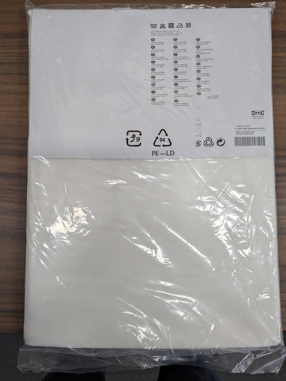 Ikea Teresia Curtains White 2 Panels New 57″ x 98″ Sheer Polyester 902.323.31