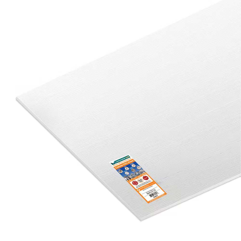 1/4 In. X 24 In. X 4 Ft. White Reversible PVC Trim/Sheet