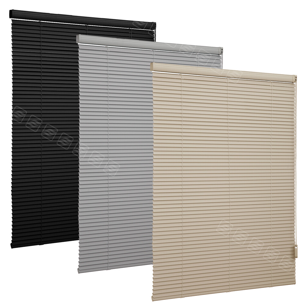 Changshade Mini Blind Custom CUT Corded Horizontal Blinds 1” Vinyl Window Blinds