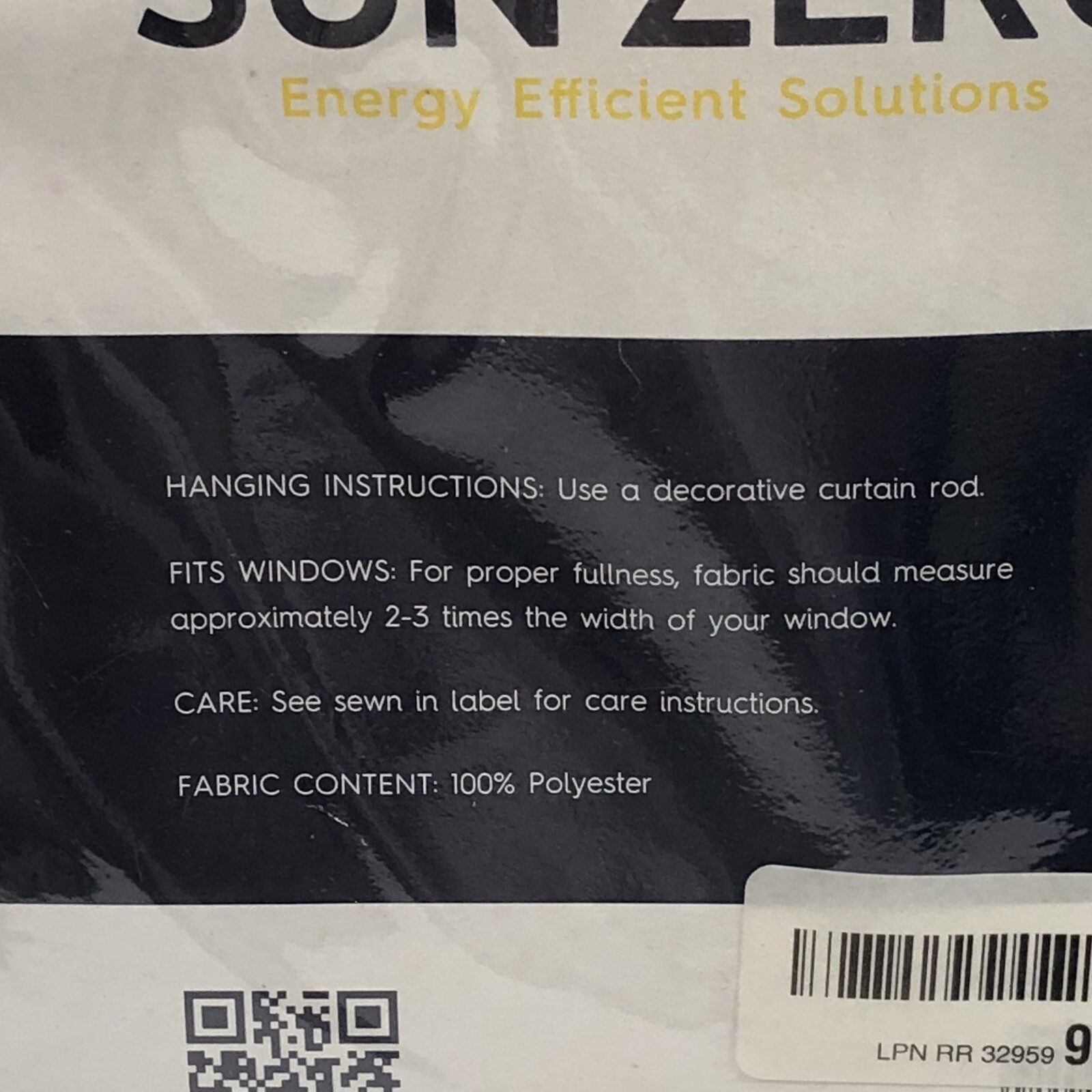 Lichtenburg Sun Zero Blackout Rod Pocket Curtain 100″ x 84″ Gray Beige One Panel