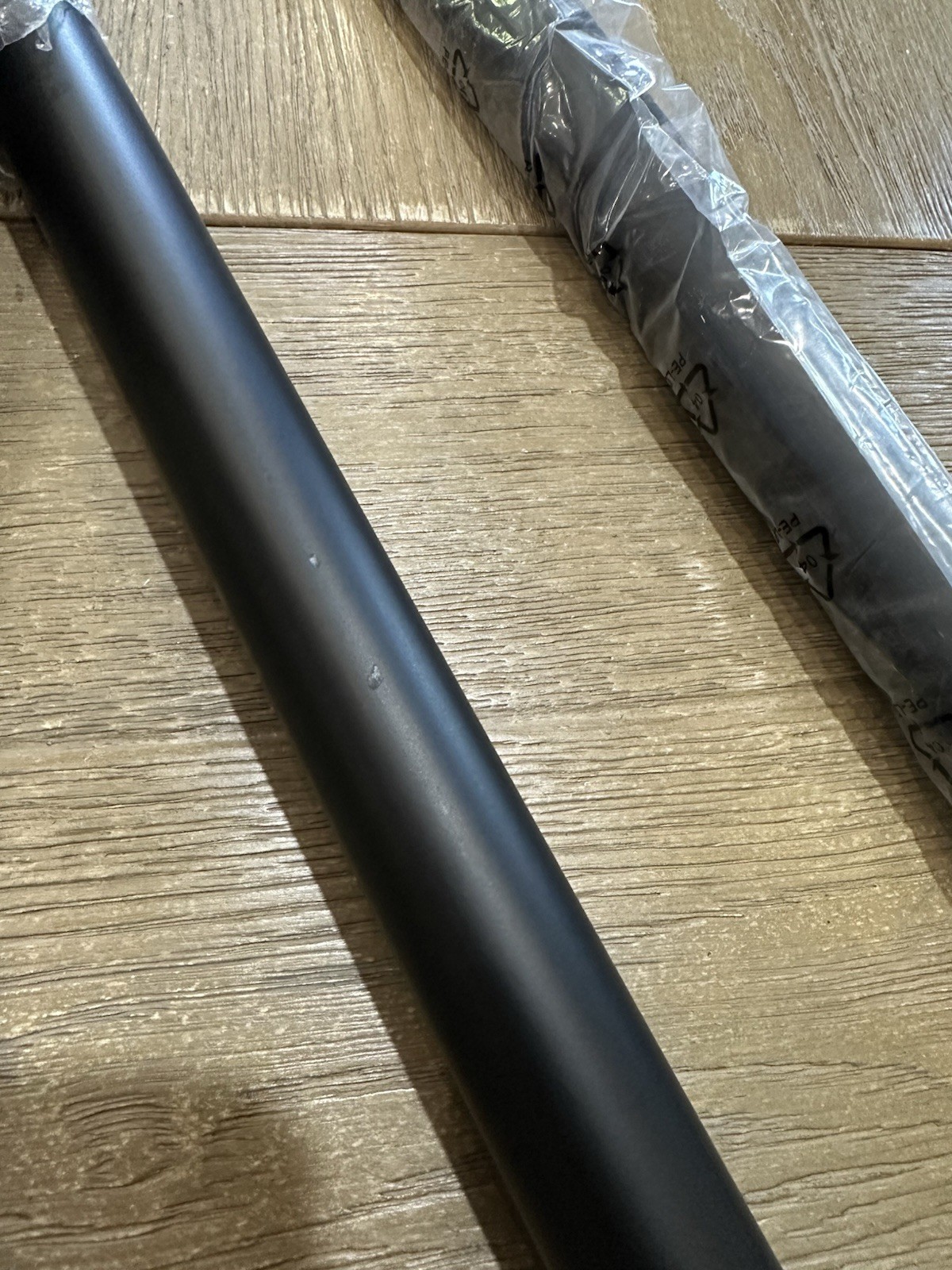 Pottery Barn Matte Black 1.25 Standard Curtain Drape Rod 166-240″ NO FINIAL