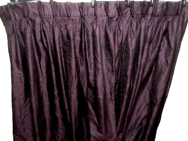 Chris Madden Mystique Interlined Blackout 120×96 Pinch-Pleat Drapery Panel Set