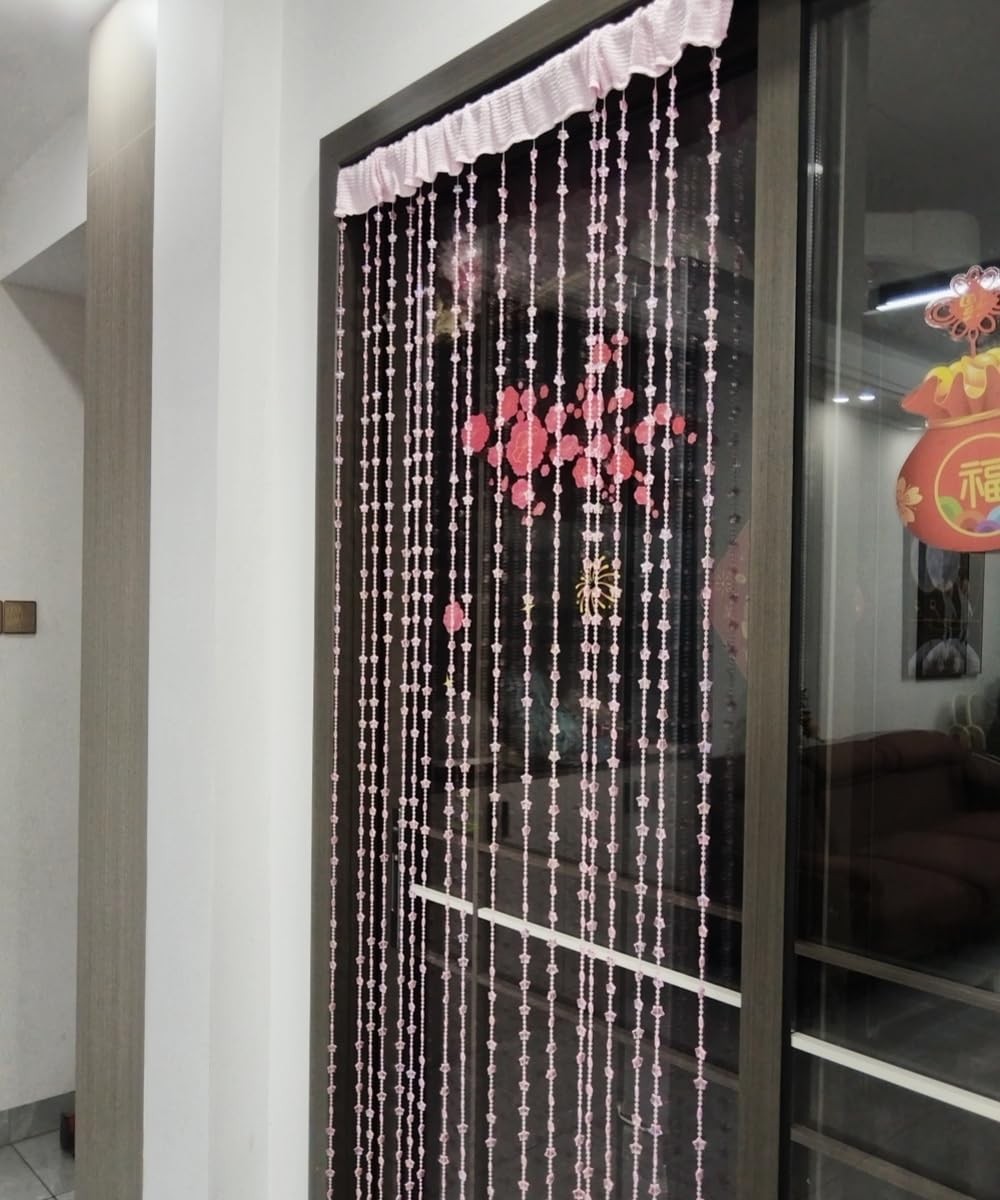 Beaded Curtain Doorways Star Acrylic Hanging Door Beads String Curtains Tasse…