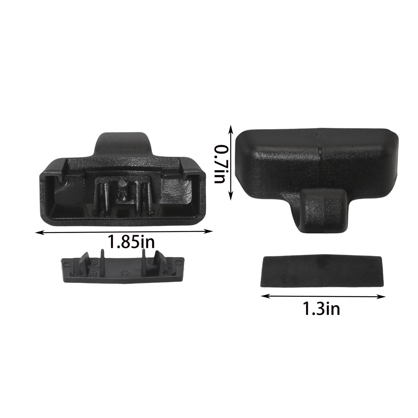 Motpeichi Rear Window Sun Shade Hook Clip