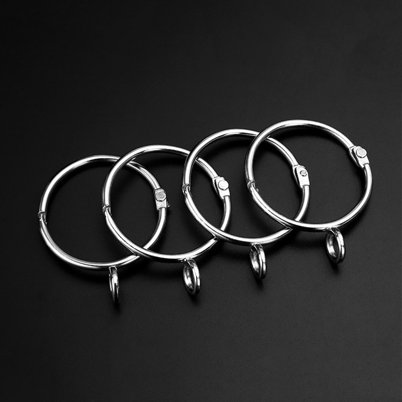 Opening Curtain Rings Hanging Hooks for Curtains Rod Pole Voile Metal/Resin Ring