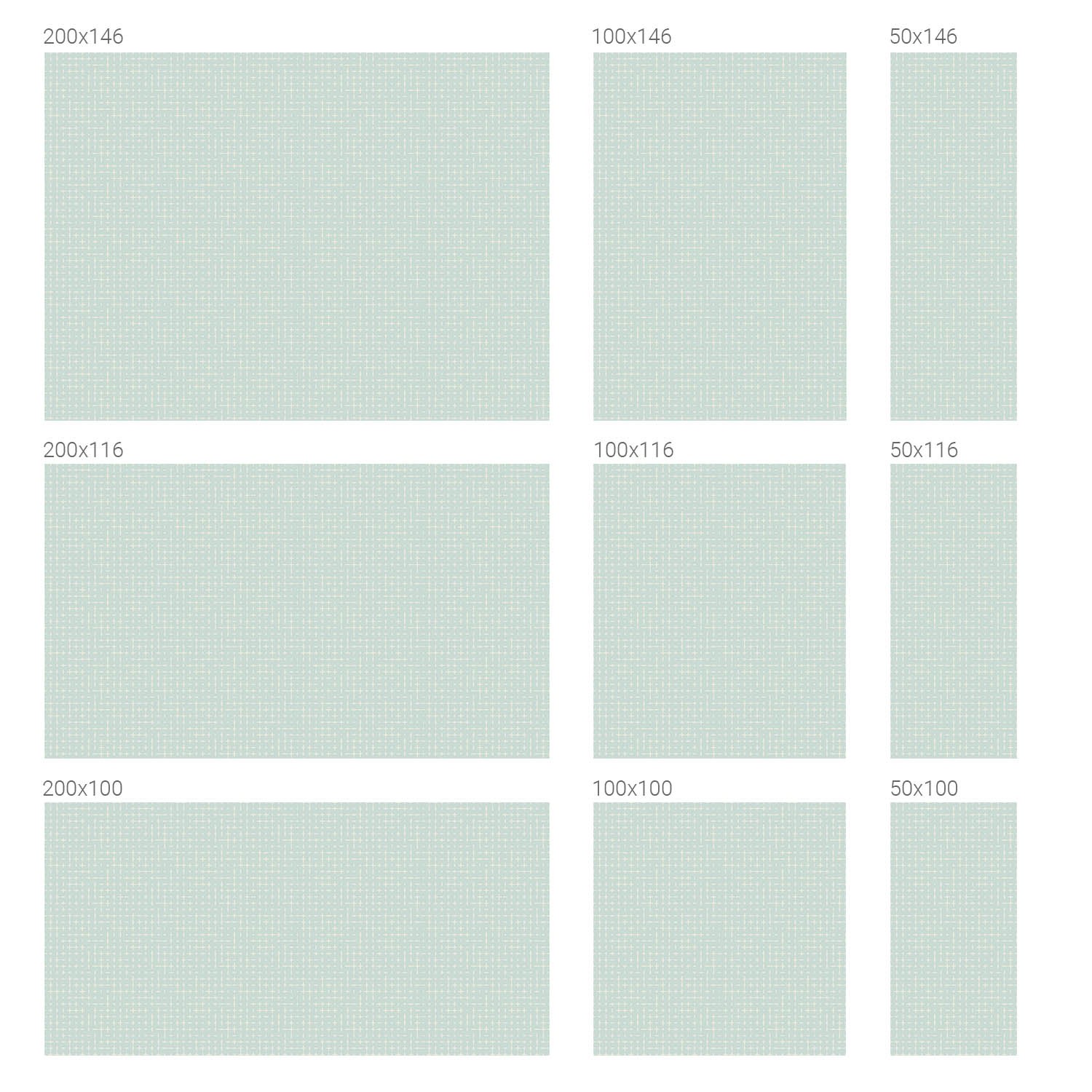 Glue-Free Static Cling Frosted Film Geometric Symmetry Textures Blue