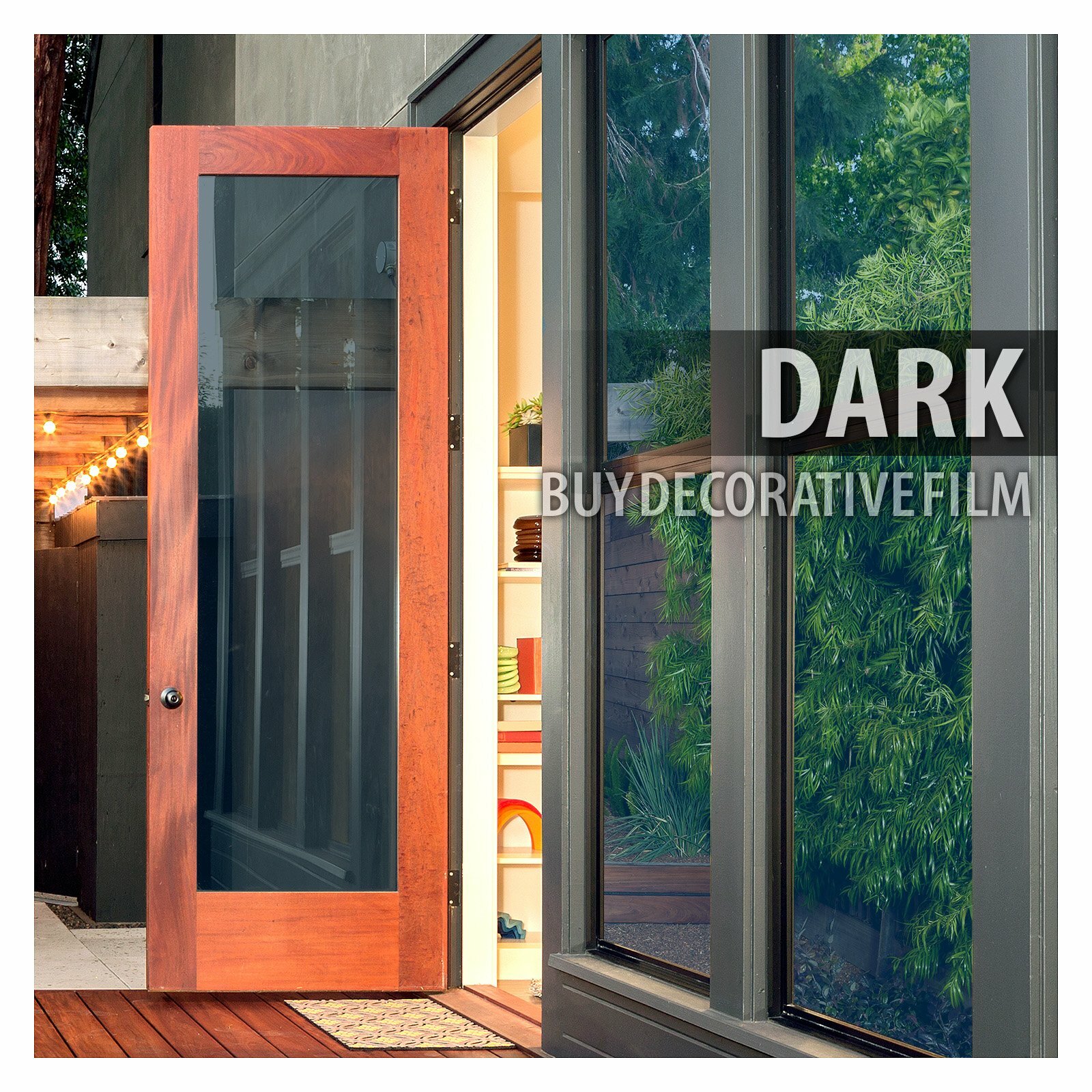 BDF PRBL Window Film Premium Color High Heat Control and Daytime Privacy Blue