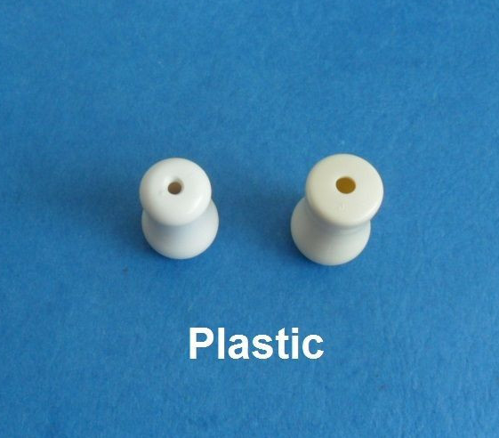 Cord Wood Plastic Tassel Drops Pull End For Blinds Shades White Alabaster Cherry
