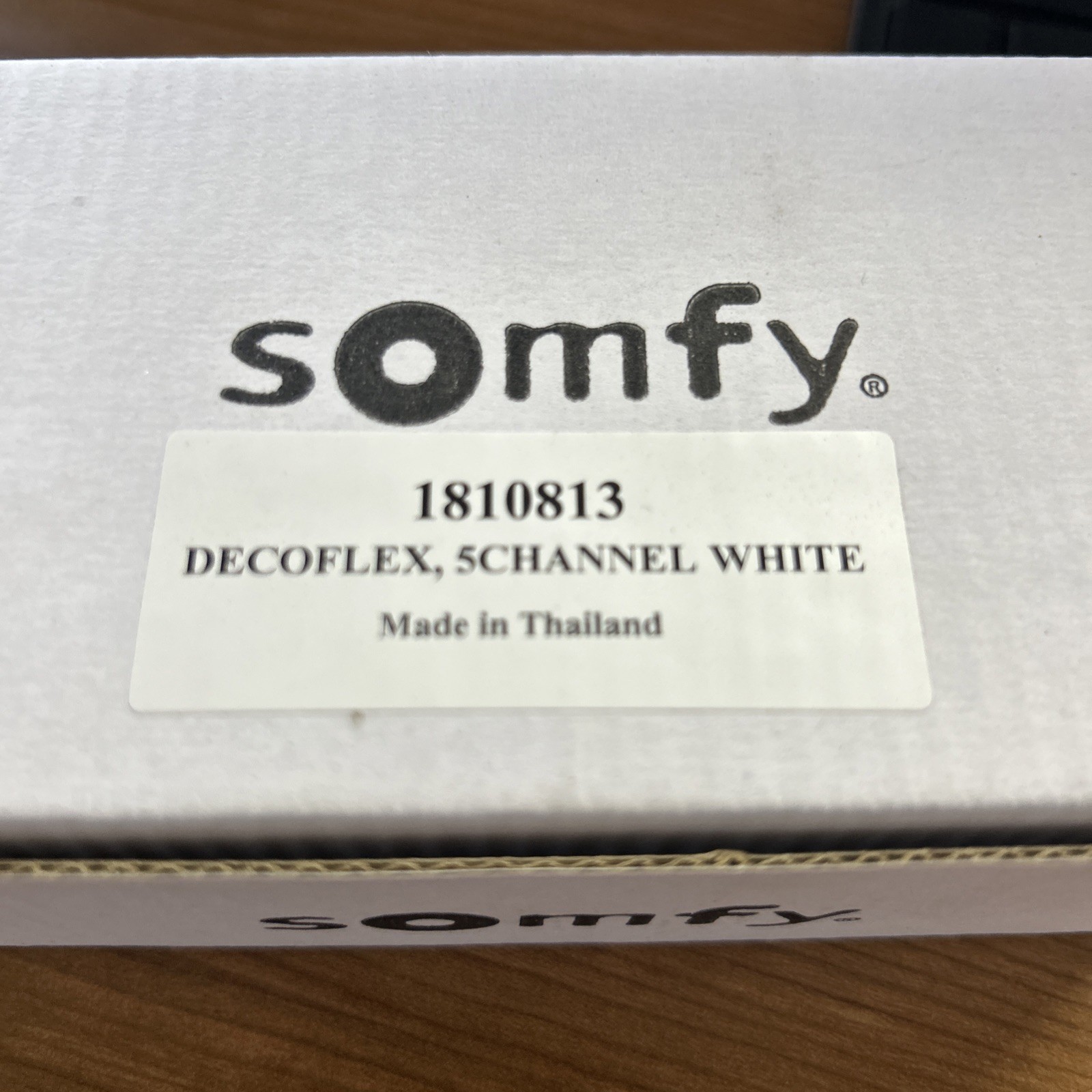 Somfy DecoFlex 5 Channel White Wall Switch Shade Control 1810813