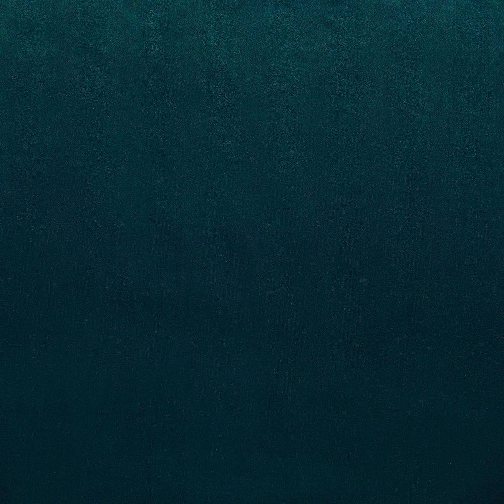 Velvet Teal Solid Light Filtering Hidden Tab / Rod Pocket Curtain, 52 In. W X 10
