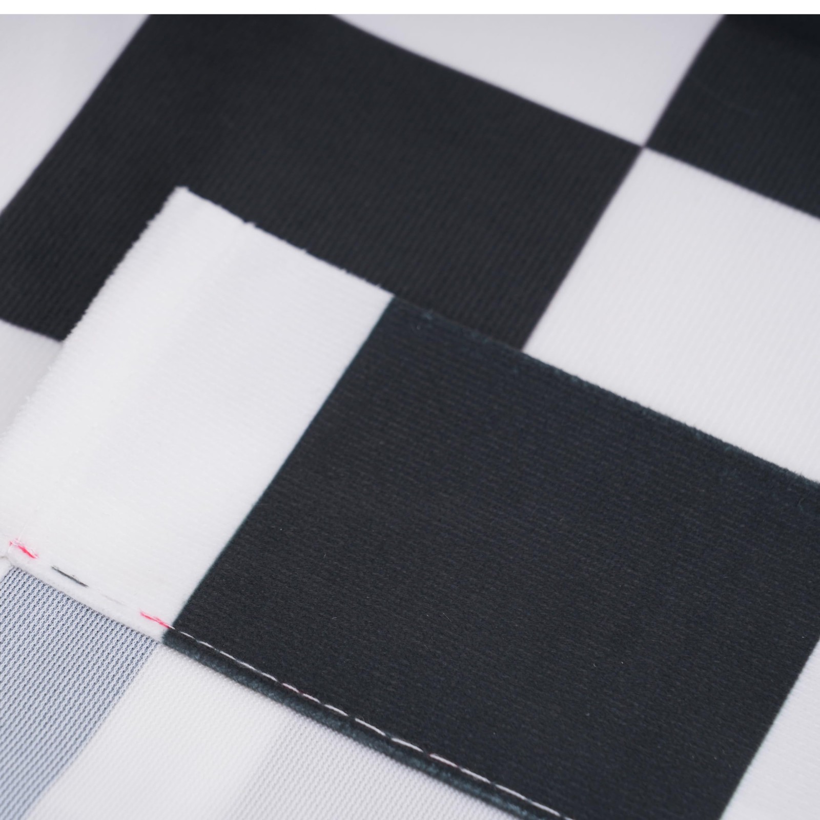 Black and White Checkered Kitchen Curtains, Rustic Farmhouse Kitchen Curtain,…