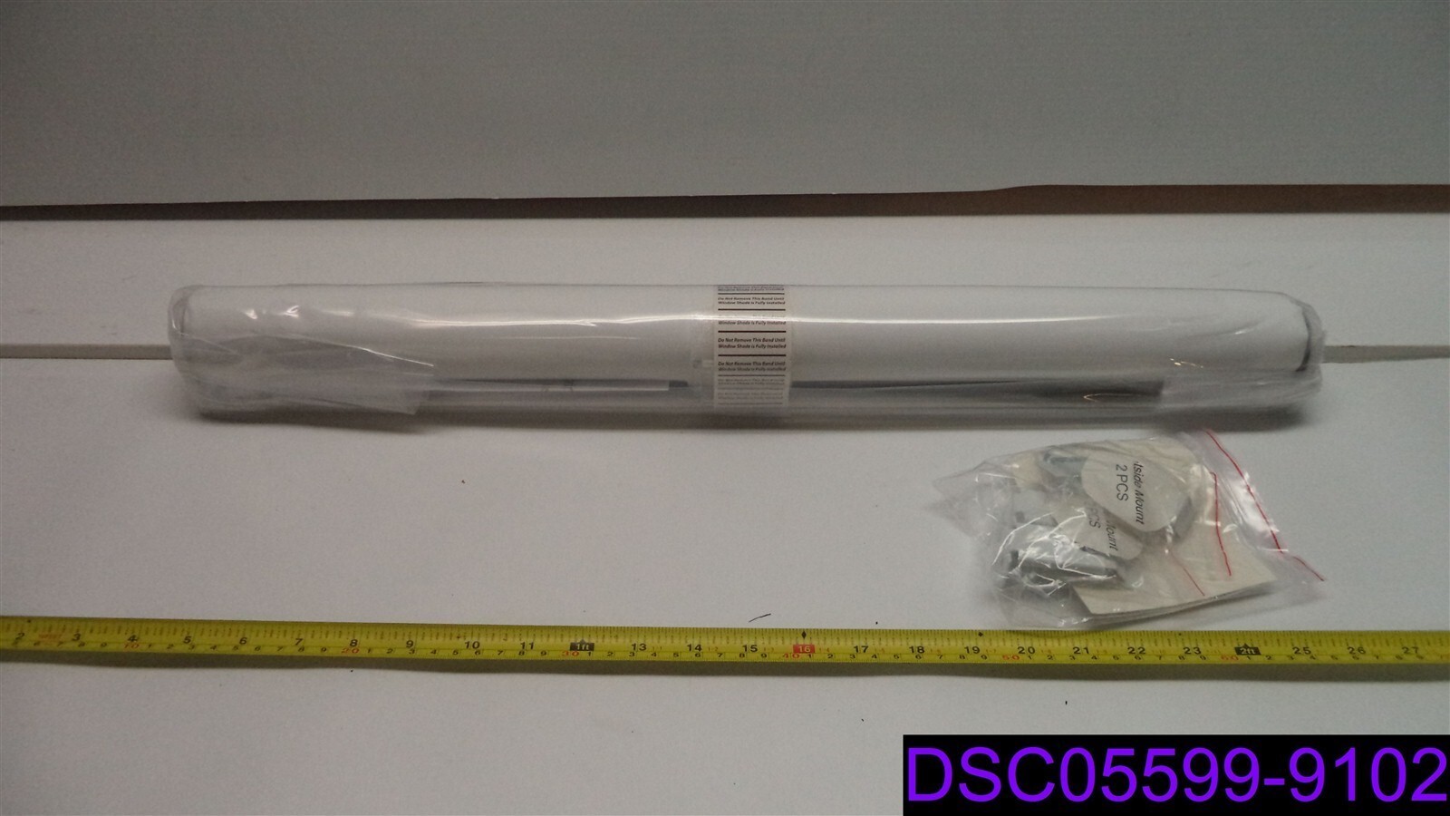 Qty = 3: iFit Spring Roller Shade 24″ Wide x 73″ L White