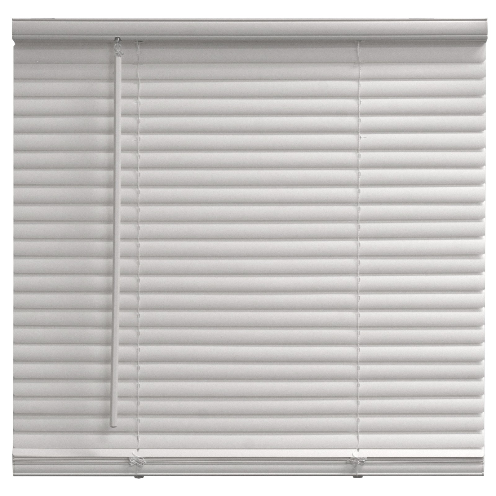 Mainstays 1″ Cordless Vinyl Light Filtering Mini Blinds, White, 32″ W x 64″ L