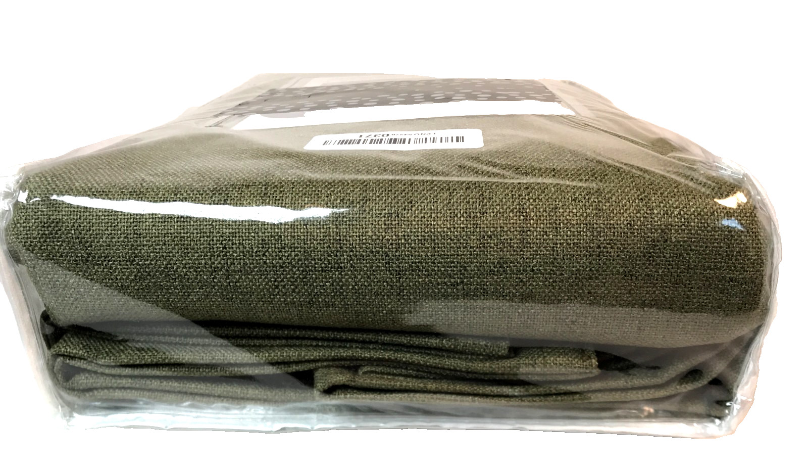 Sage Green Curtains Grommet Window Panels 52″x108″ Textured Linen Look 2 Pcs